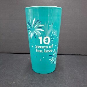 Davids Tea  Travel Mug with Lid  10 Years of Tea Love 10th Anniversary 12oz NEW